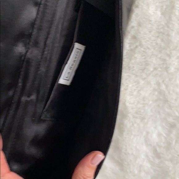 Black satin  Clutch evening or shoulder bag - Picture 3 of 9
